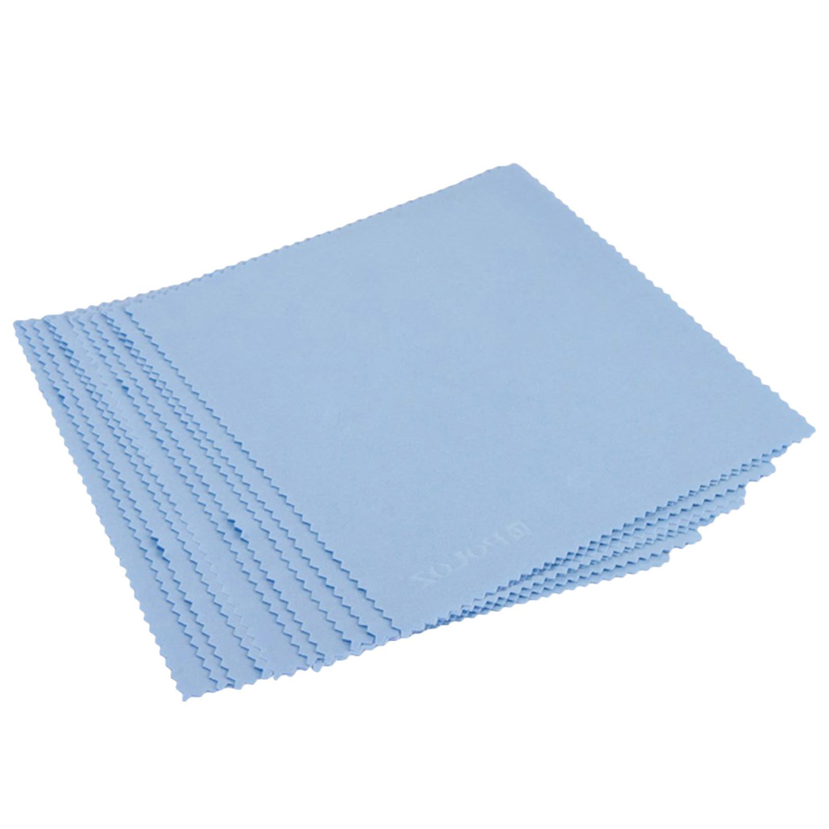 Ciieeo 500piezas Paquete De Paños De Microfibra Para Limpiar Gafas y Pantallas Suaves Reutilizables y Portátiles Para Lentes Electrónica y Joyas Color Azul
