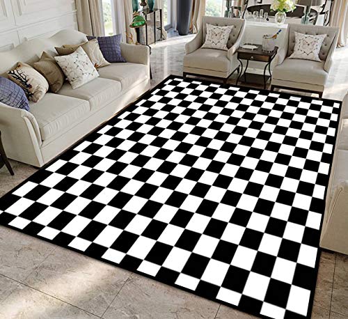 Checkered Chequered Motor Sport Checkerboard Pattern Rugs Soft Non-Slip Indoor Outdoor Living Room Bedroom Kids Room Modern Home Decor Carpet Mat Yoga Mat Runner Rugs Doormat #TOP6