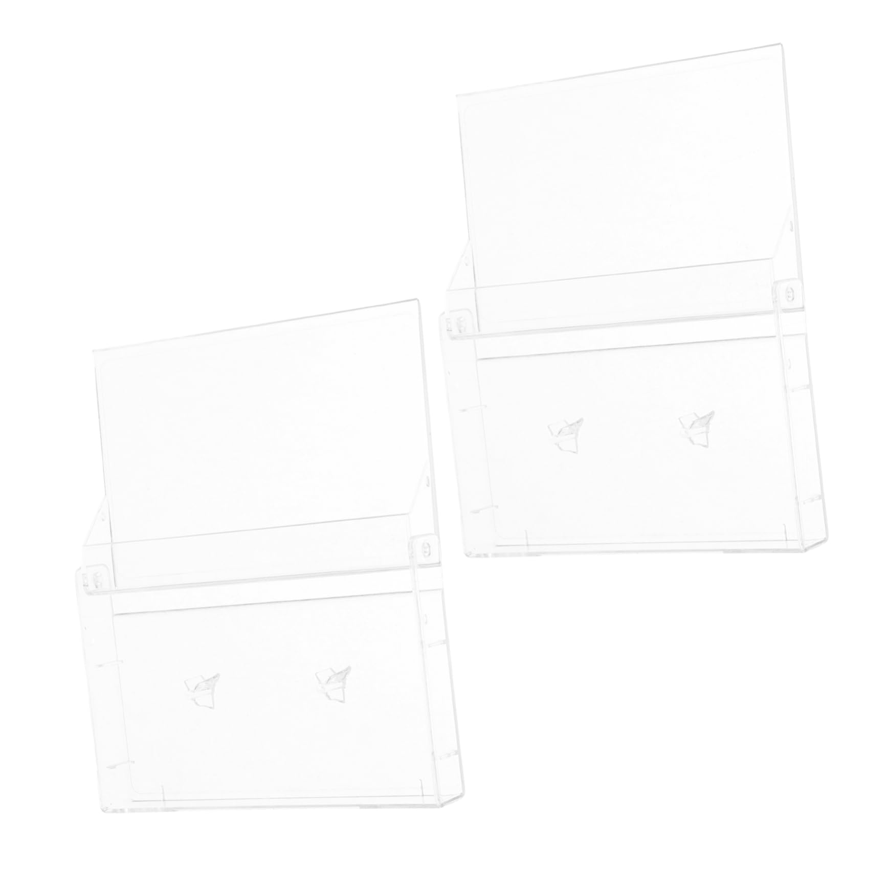 Ciieeo Cassette Tapes Organizer Box Plastic Holder Simple Appearance for Easy Viewing and Versatile Storage for Cassettes