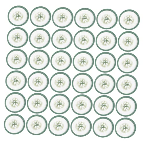 Didiseaon Breathable Cucumber Eye Pads 100pcs Non-woven Eye Mask Paper for Eye Care