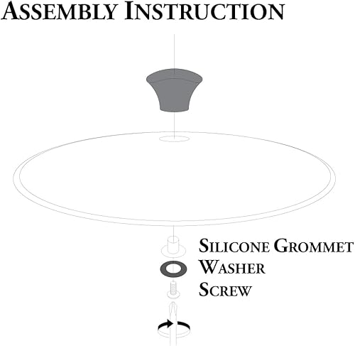 Miniatura 7 de TeChef Tapa de vidrio templado para utensilios de cocina, fabricada en Corea (10 pulgadas) (10.2 in)