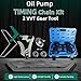 Riyhch Oil Pump Timing Chain Kit & 2 VVT Gear Tool Compatible with BMW N20 N26 X4 X5 228 320 328 2.0L 3.0L 2012-2016