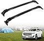 AUXMART Upgraded Roof Rack Cross Bars Compatible with 2017-2022 GMC Acadia, Aluminum Bar + Aluminum Foot 165LBS Rails Bright Black Cargo Bars for One-Piece Side Rails (with Side Rail Fixed Point)