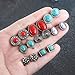 36 Pairs Boho Stud Earrings Set for Women Hypoallergenic Earrings Vintage Bohemian Assorted Earrings