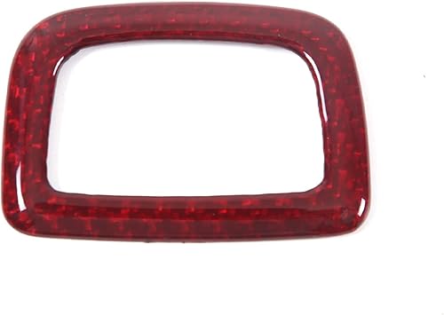 Sekhyna Cubierta de botón del interruptor del maletero compatible con Corvette C8 Stingray 2020 2021 2022 2023 fibra de carbono real  ABS 1 pieza C8