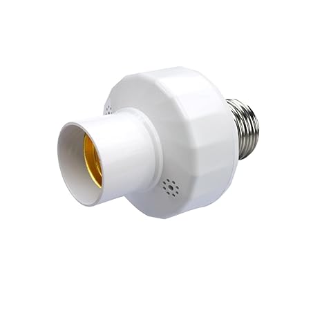 Motion Sensor Light Socket Adapter, E26/E27 Screw-in Light Sensor ...