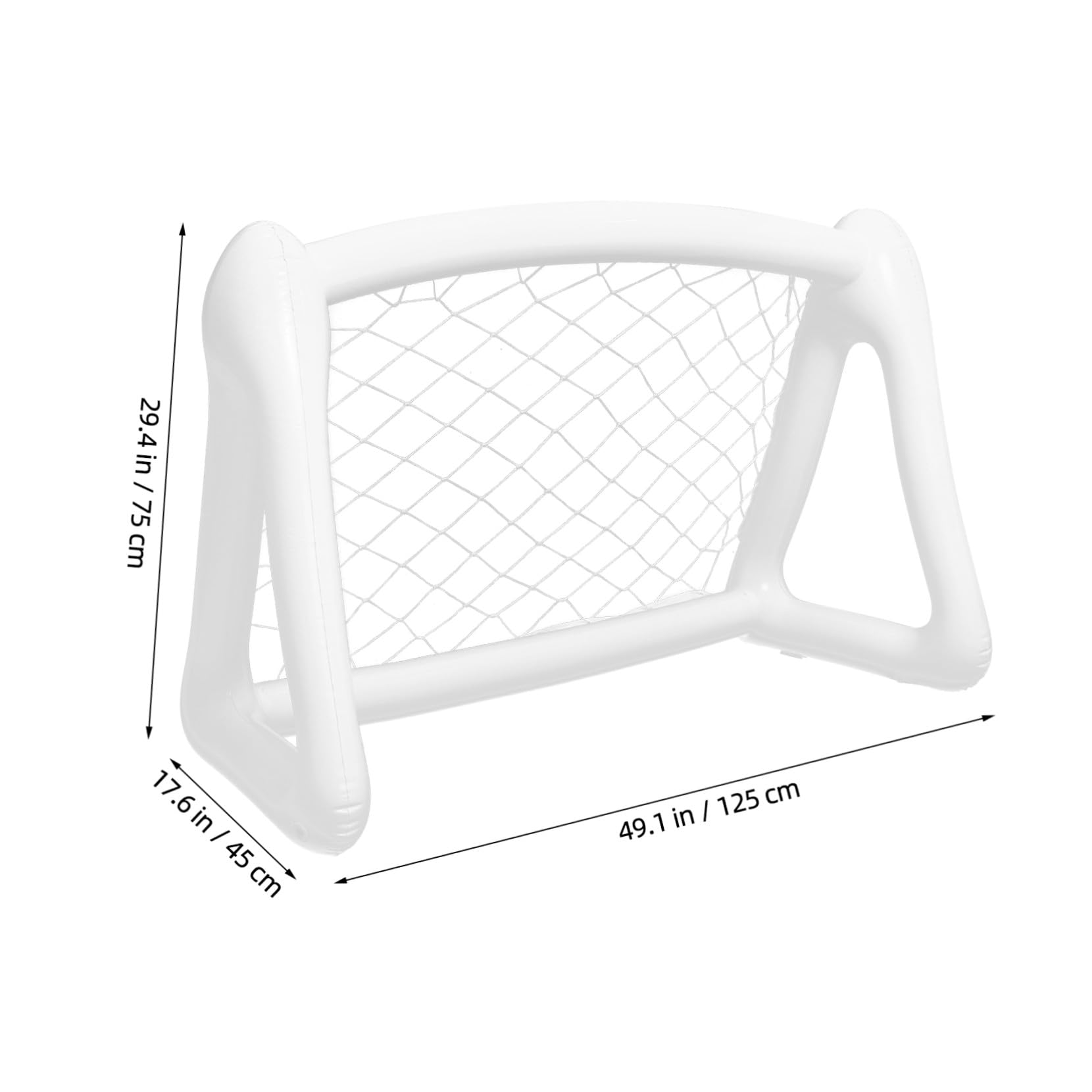 BESTonZON Porta da Calcio Gonfiabile per Bambini per Allenamento in Giardino, Facile da Installare in Pvc Resistente, per Giochi All'aperto e Famiglie Bambini Piccoli