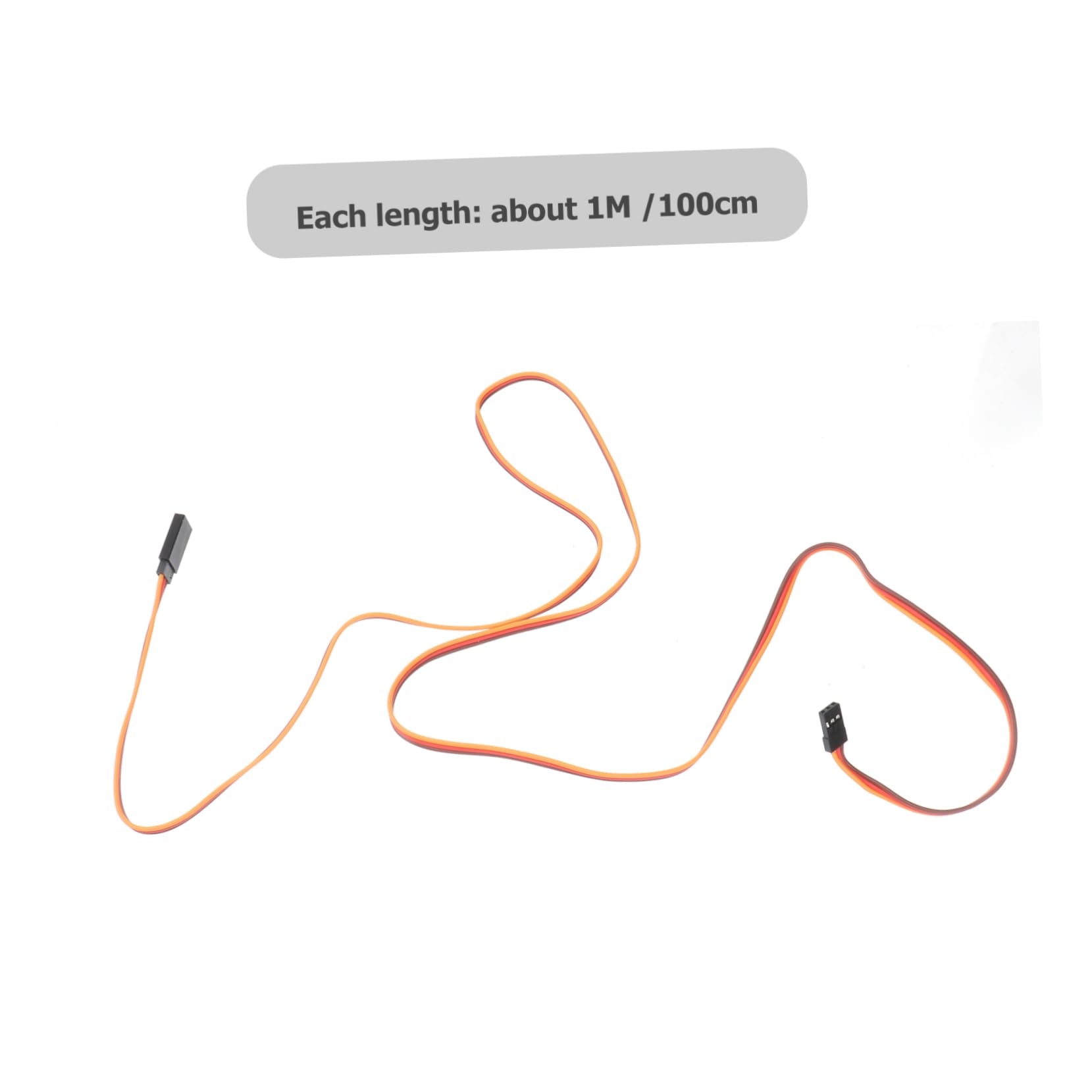 VICASKY 20 cables de extensión para Futaba Cable adaptador de alta calidad para maquetas y helicópteros, material plástico resistente con alambre de cobre para conexiones receptoras