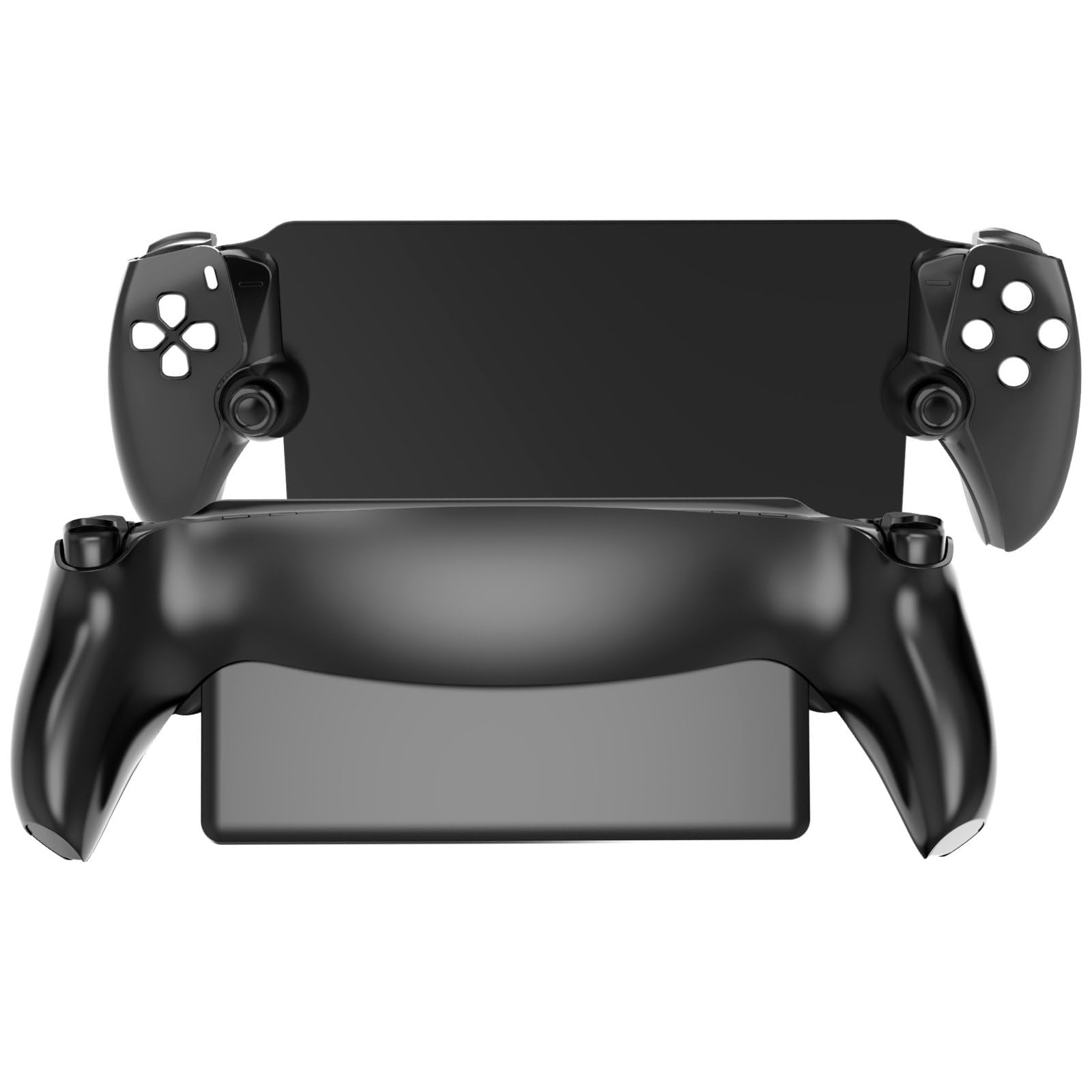 Compatible con Sony Play Station Portal/PS Portal, carcasa de repuesto para consola de juegos PS Portal, carcasa protectora (negro)
