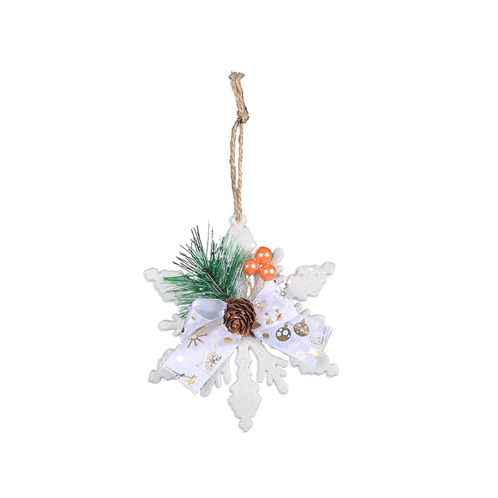 Kalttoy Christmas Pinecone Hanging Pendant Christmas Tree Ornament Natural Pine Cones Pendant 2023 Decoration for Home Pinecone