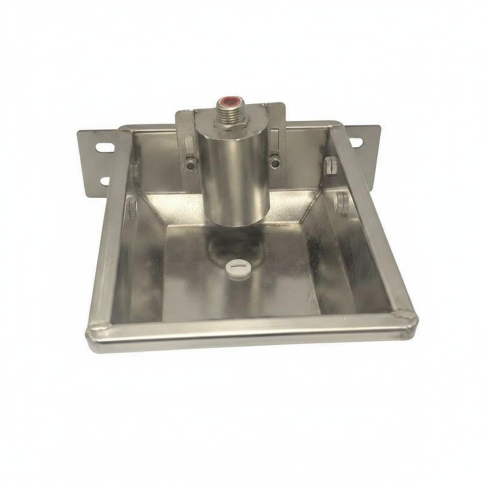 Abbeveratoio Automatico in Acciaio Inox Con Foro di Scarico Vasca Abbeveratoio a Galleggiante Robusto e Durevole per Allevatori, Piccolo Rettangolare