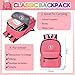 Gilprop 79 Pcs Back to School Supplies Box for Kids K-5 Students Elementary Middle School Supplies Kit Bundle Bulk Essential Pen Notebook Stationery for Primary Student Classroom(Pink)