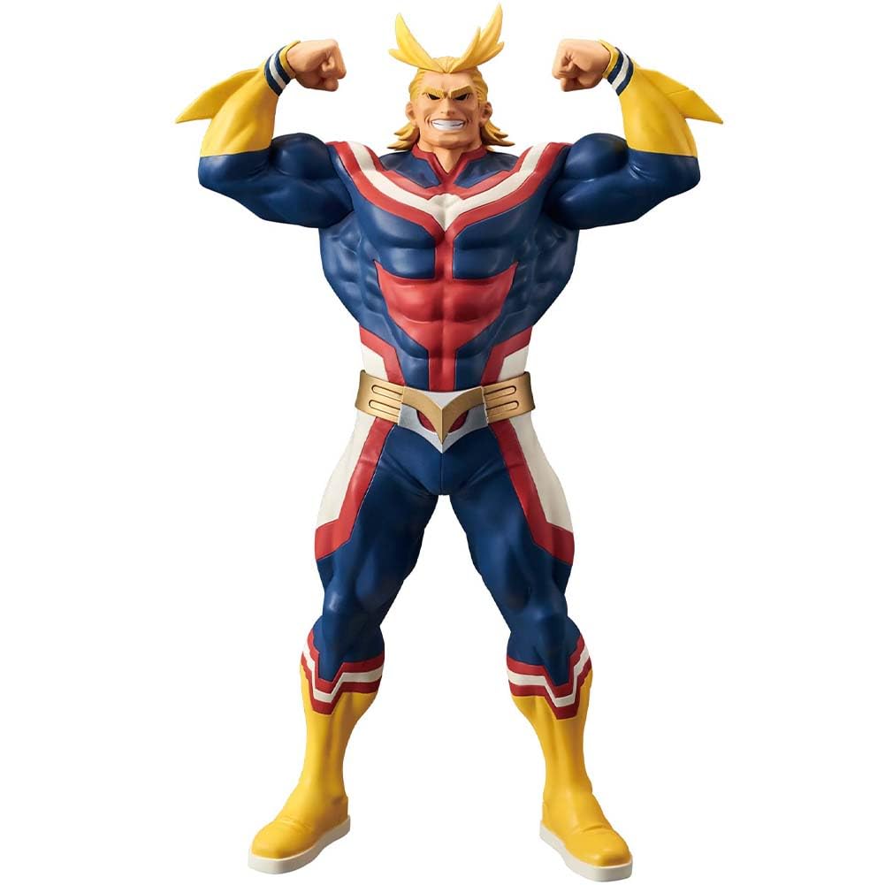 MHA Anime ALL MIGHT Figura de personaje de acción ALL-MIGHT estatua de personaje de acción modelo de anime, figura de acción de anime, adornos de escritorio coleccionables, 28 cm