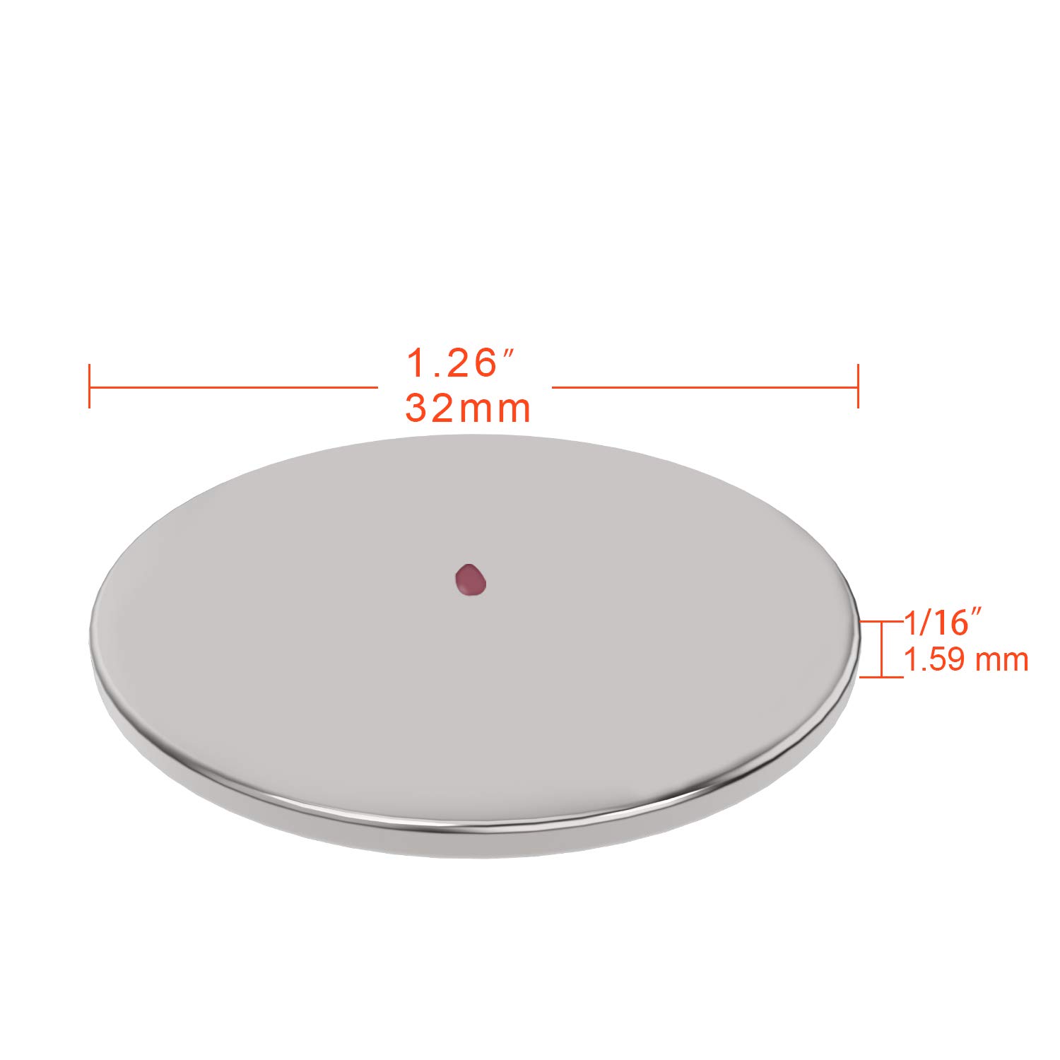 12Pc Rare Earth Neodymium Magnet 1.26" x 1/16" Discs, by Applied Magnets — Amazon image 4