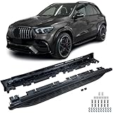 Alu Trittbretter Black Edition Flankenschutz OE Look für Mercedes GLE V167 18-23