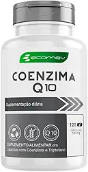 Coenzima Q10 100Mg Puro e Concentrado120 Cápsulas - Ecomev Com Laudo Pureza