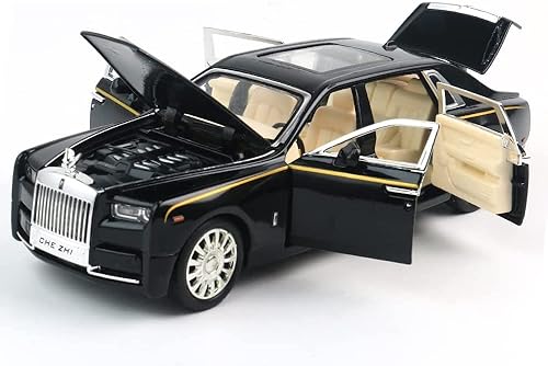 EROCK 132 Rolls-Royce Phantom Model Car auto de juguete de aleación de zinc con sonido y luz para regalo para niños y niñas colección de entusiastas