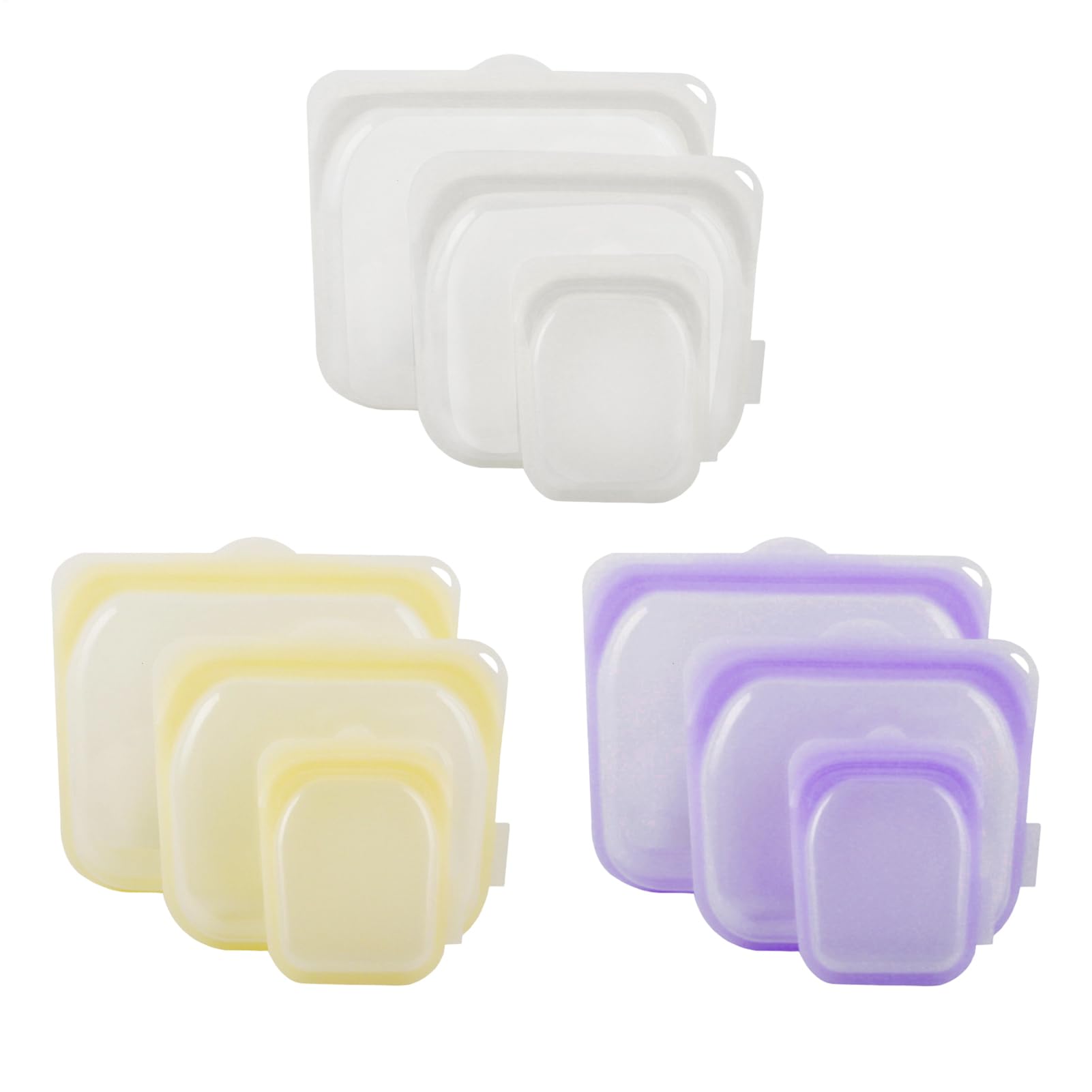 Sacchetti Riutilizzabili per Panini 3 Pezzi Bustine Porta Pranzo in | Sacchetti Alimenti Microonde per Carne Formaggio Verdura Frutta Pranzo Viaggio Frigo Preparazione Pasti