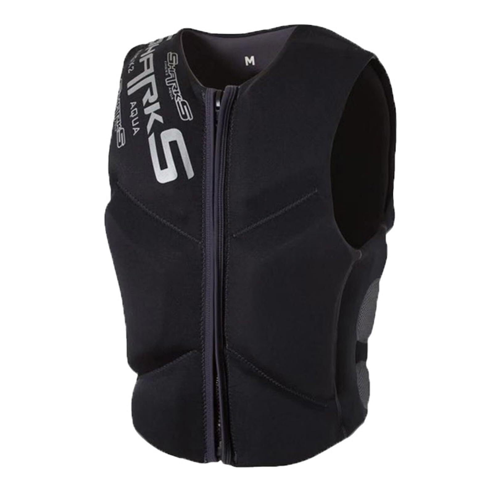Chaleco Salvavidas for Adultos, Chaleco Salvavidas Ajustable, Chaleco de Seguridad for Kayak, navegación y Deportes acuáticos.(Black,S)
