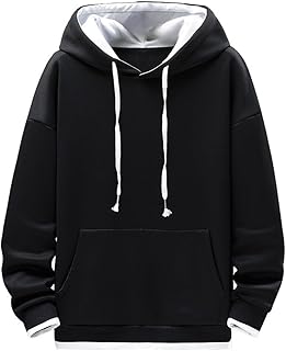 [AYISTELU] メンズ パーカー スウェットシャツ 秋冬 大きい サイズ プルオーバー おしゃれ 無地 服 暖かい 秋冬春