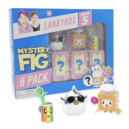 LankyBox Mini Mystery Figures – Series 4, Collectible Mini Figures, All-New Collectibles, Officially Licensed LankyBox Merch