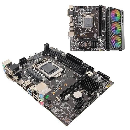 H310 LGA 1151 Motherboard for Intel Slot, Computer Motherboard, Supports 8th 9th Generation for Lvy Bridge for Intel Core CPUs, LGA1151 Micro ATX DDR4 Motherboard