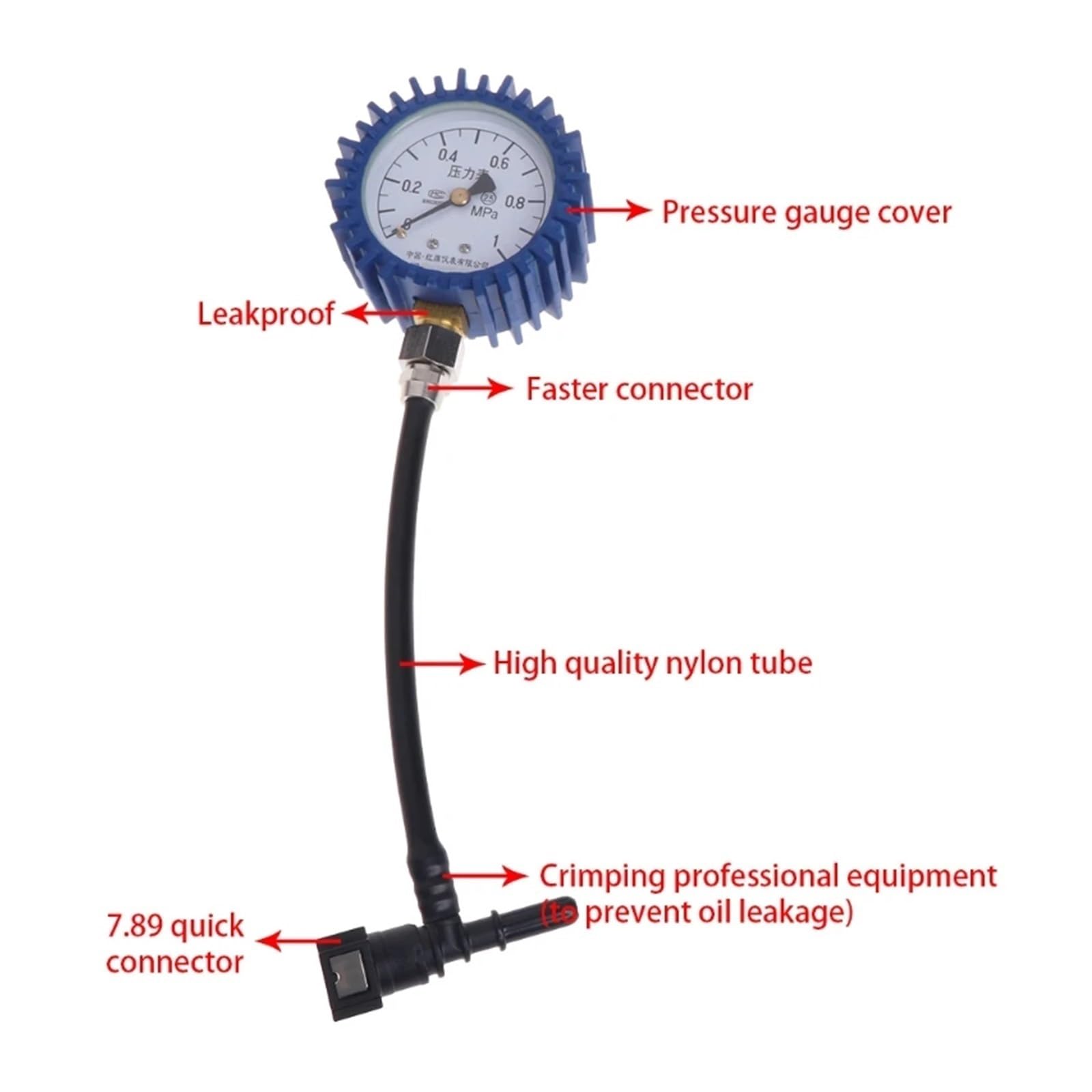 Strumento for Tester for Misuratore di Pressione della Benzina for Auto Moto 964E Abbastanza Accurato