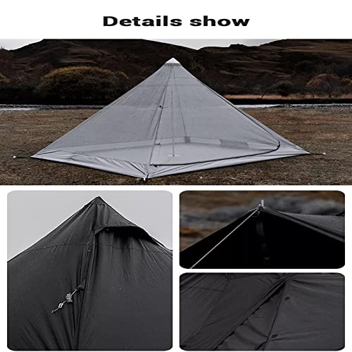 Carpa familiar para camping, lona de algodón, yurt para adultos miniatura 4
