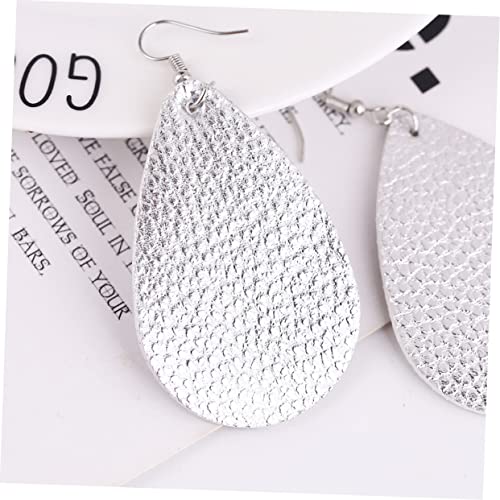 Boucles d'oreilles pendantes légères en cuir contre les douleurs de lobes - 4