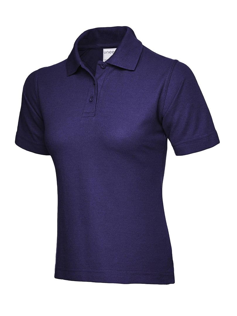 Uneek Clothing Women's Purple Uc115 - Xs - 180Gsm Polo Shirt