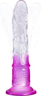 Realistic Dildo Suction Cup Dildos - Silicone Dildo Penis with Powerful Suction Cups for Women, Clear Suction Dildo Anal Dildo for G spot, 7 Inch Dildo Female Sex Toys  Adult Toys for Beginners Purple