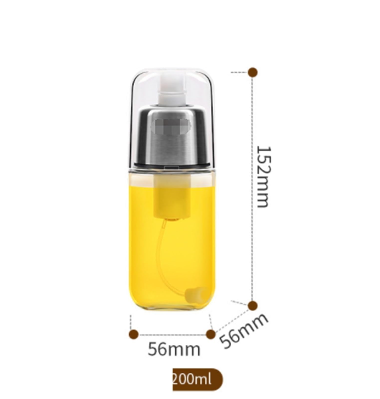 Ölsprüher Für Speiseöl Glas-Öl-Sprühflasche Mit Druckfunktion For Grillen, Backen, Luftfritteuse, Sprühflasche Grillen Küche