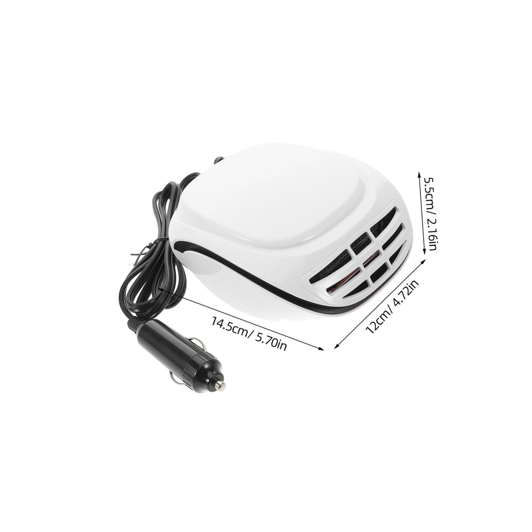 PRETYZOOM Compact Car Heater Truck Cab Auto Windshield Defroster Winter Car Warmer Auto off