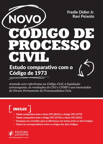 Capa de Novo Código de Processo Civil de 2015