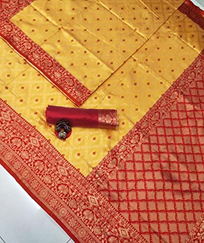 Image of Flosive Women's Banarasi Silk Saree