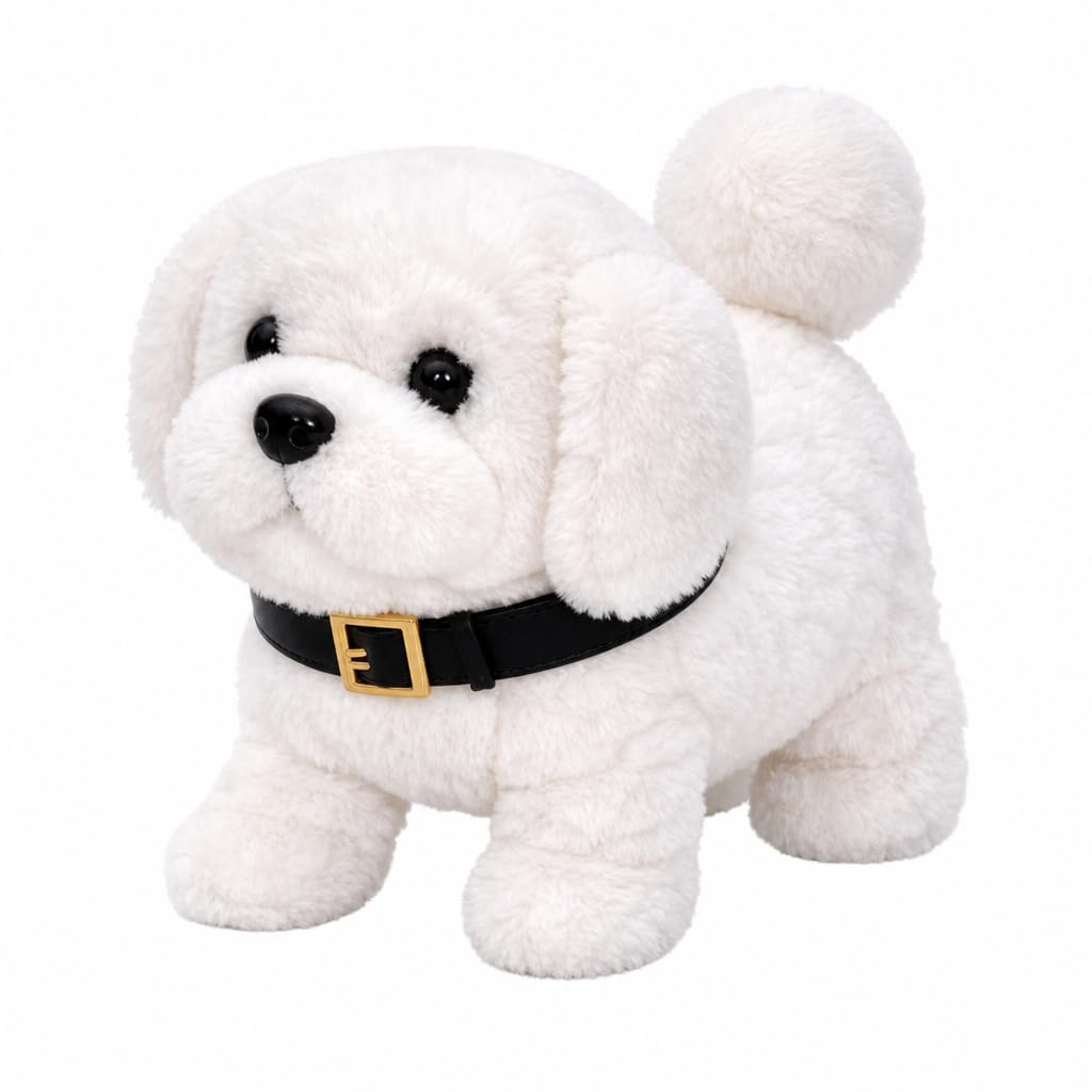 Interactive Walking Dog Toy for Kids, Battery Operated Plush Puppy with Barking Sound, Wagging Tail, Head Movement & Soft Stuffed Pet for Pretend Play, Birthday Gift for Boys & Girls-image-48