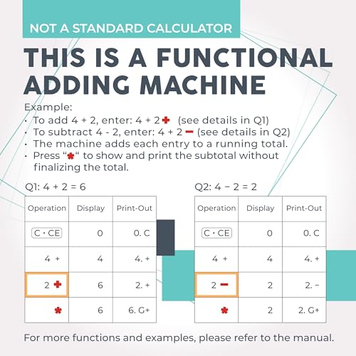 image for CATIGA New & Upgraded 2025 Printing Calculator Adding Machine 10 Key, 