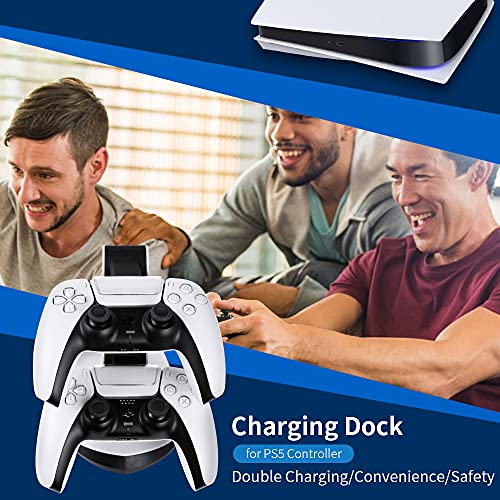 AuyKoo Ladestation für PS5-Controller, Dual-Controller-Ladestation für Playstation 5, PS5-Ladestation mit LED-Anzeige - Image 7