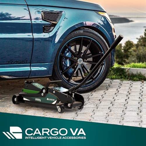 Wagenheber hydraulisch 2,5T – TÜV – 85-380mm Hub – flach für tiefergelegte Autos –...