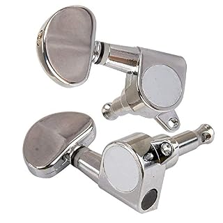 Pxyelec 3r3l Chrome acoustique Mécaniques d’accordage de corde de guitare électrique acoustique Mécaniques touches pour… - Les Beatles, Paul McCartney, John Lennon, RIngo Starr, George Harrison Pxyelec 3r3l Chrome acoustique Mécaniques d'accordage de corde de guitare électrique acoustique Mécaniques touches pour… – Image 4