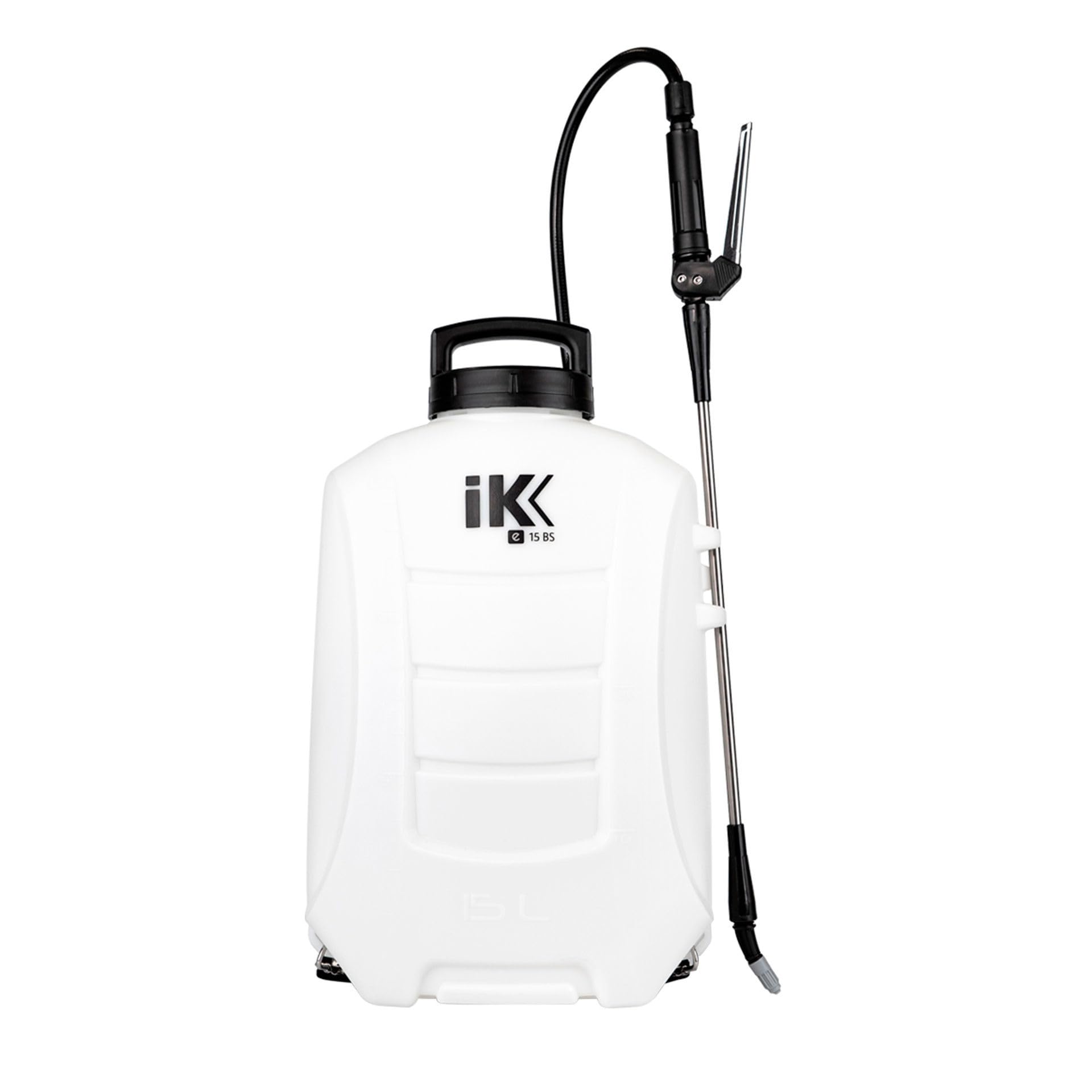 ｉＫ Spruzzatore Elettrico Professionale IK e 15 BS - capacità 15L - Zaino con Batteria 18V - Copertura Assoluta - Ideale per disinfestazione, Pulizia e disinfezione - Prodotto in Europa
