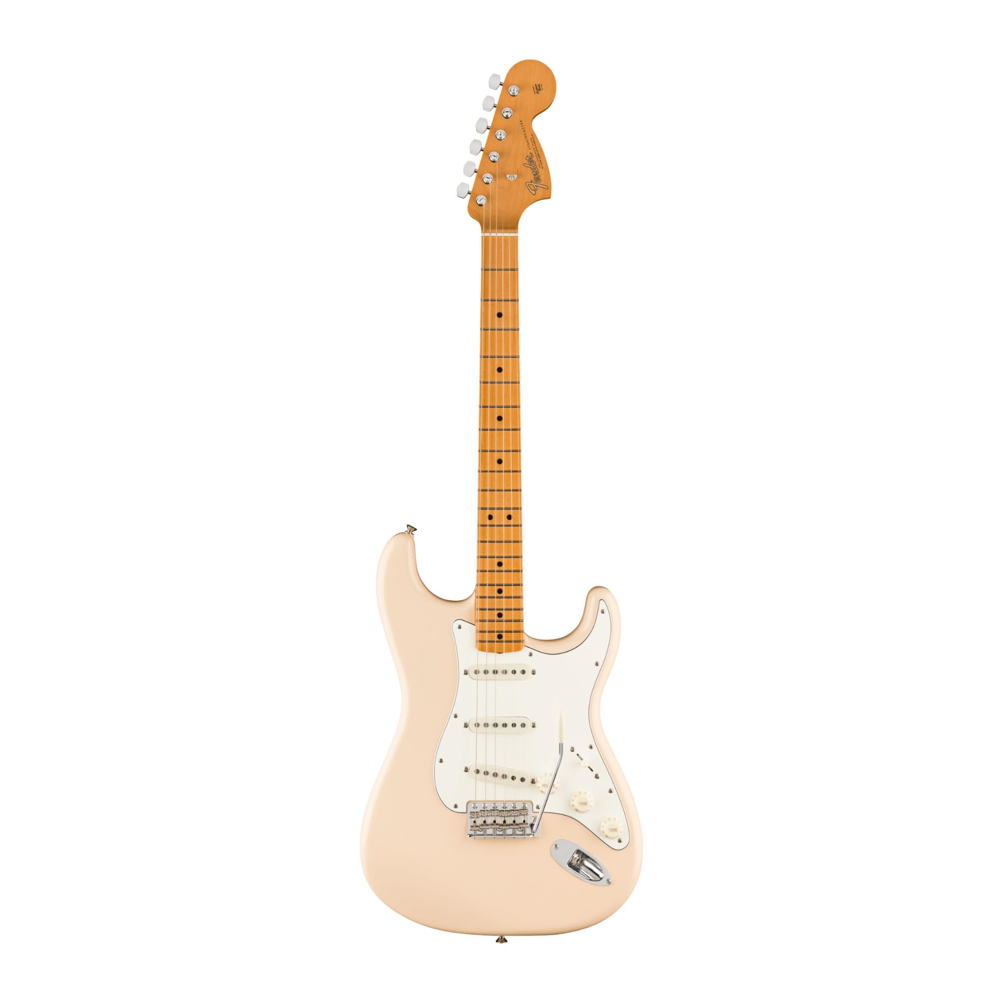 Fender Vintera III Late '60 Second Stratocaster Maple Fb Olympic (White) | Alder Body, Maple Neck and Round-Laminated Maple Fingerboard, Vintage '60 Second Sss Pickups, 7.25 Radius