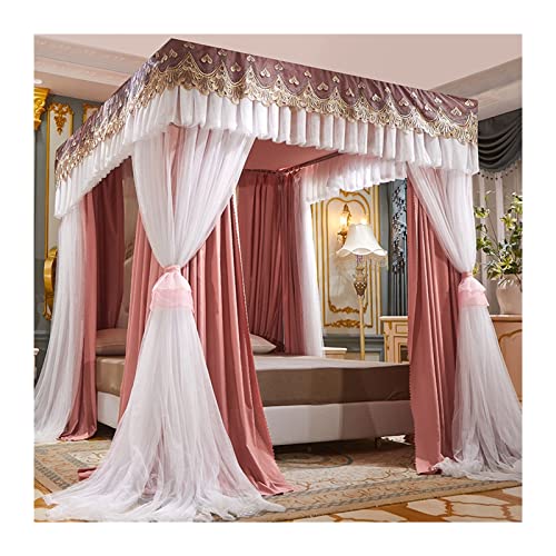 Moustiquaire de lit double d'exception auvent occultant