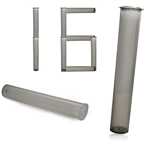 TORMEN Tubos de 4.567 in, recipiente de sellado, impermeable, hermético, a prueba de olores, botellas de plástico para apretar con tapas (gris 06