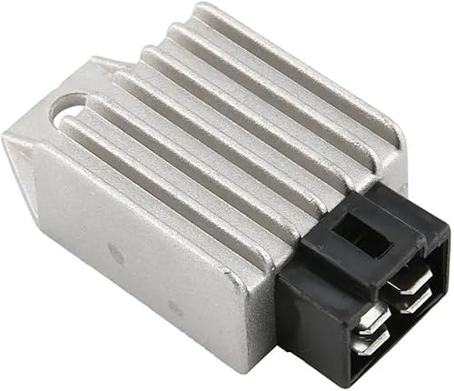 Regulador de Voltaje Rectificador 12V 4Pin Motocicleta Regulador de Voltaje Rectificador para Buggie con GY6 50cc 125cc 150cc Ciclomotor Scooter ATV