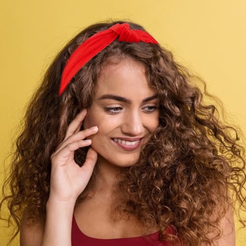 6 diademas anudadas de terciopelo para mujeres y niñas - 50% de descuento - Image 3