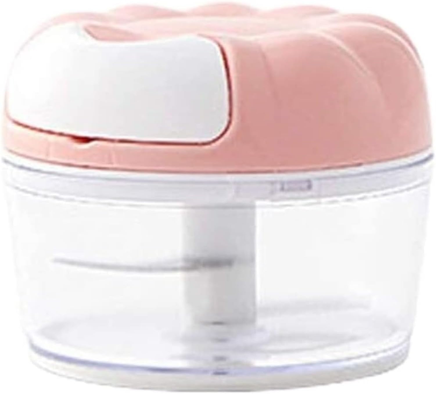 WOMGKDA Garlic Press Crusher, Mincer & Masher, Stainless Steel Hand Blender for Ginger Garlic No Mess Squeezer Mincing Machine for Kitchen, Pink, 9 * 7cm