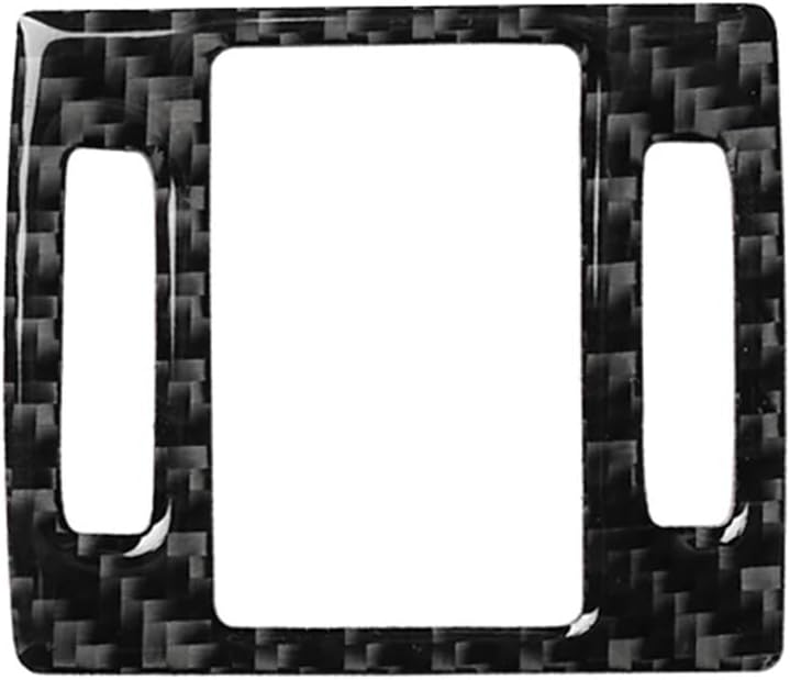 for Audis A6 C7 Accessories S6 A7 S7 4G8 2012-2018 Car Warning Light Lamp Decoration Sticker Cover Trim Carbon Fiber Interior