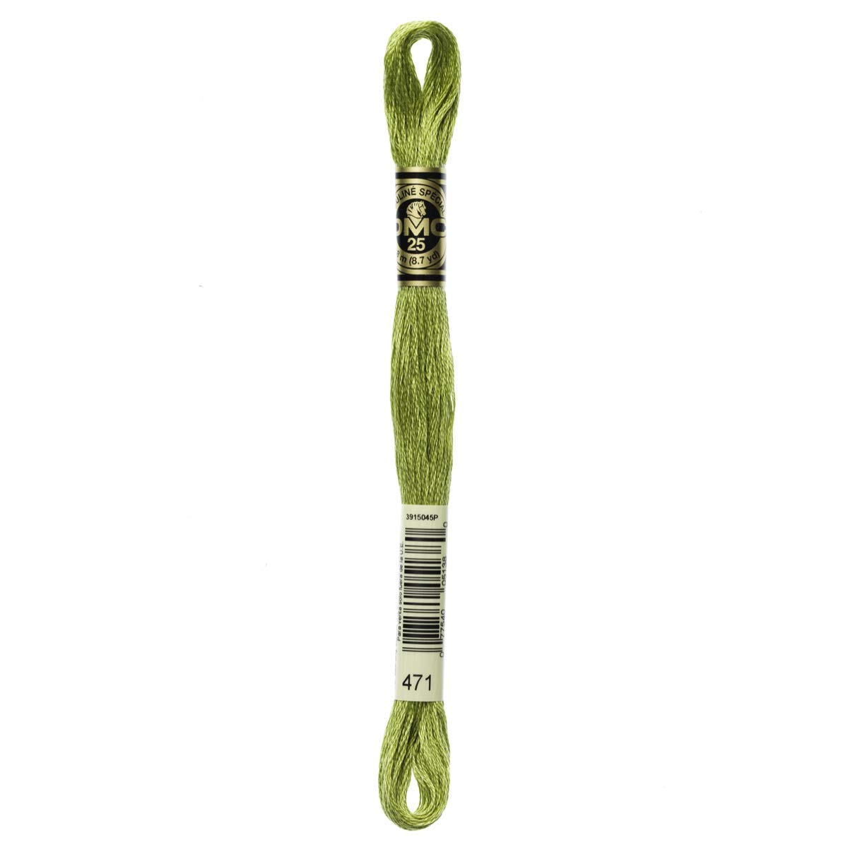 DMC Embroidery Floss Mouline Stranded Cotton Thread for Hand Embroidery and Sewing - Colour No: 471-5 x 8m Skeins โ image 1