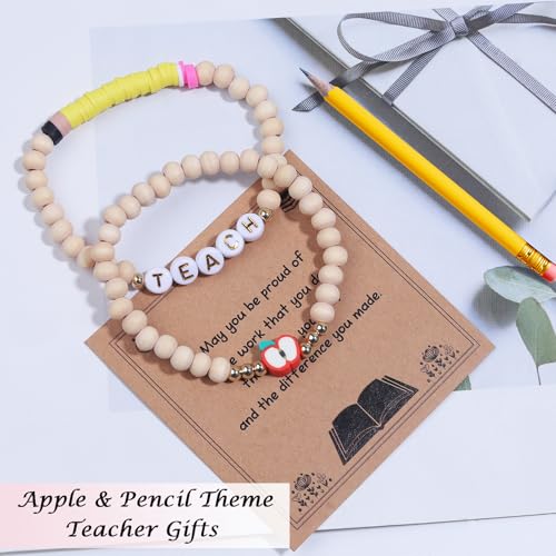 Korotho Teacher Appreciation Gifts for Women, Teacher Bracelets Thank You Gift End of The Year Teachers Appreciation Bracelet Must Have Present from Student 6